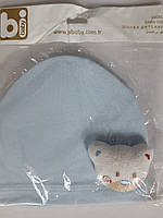 Блакитна шапочка для новонародженого Bi baby, розмір 40