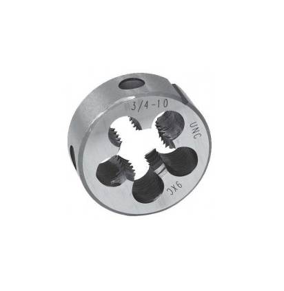 Плашка Дюймова 7/16"-14 UNC 60° 9ХС 14 ниток/дюйм dнар.30мм