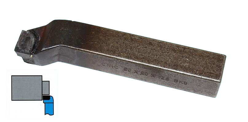 Резец Подрезной прямой 12х12х120 Р6М5 2110-4011 (стальной хвостовик)