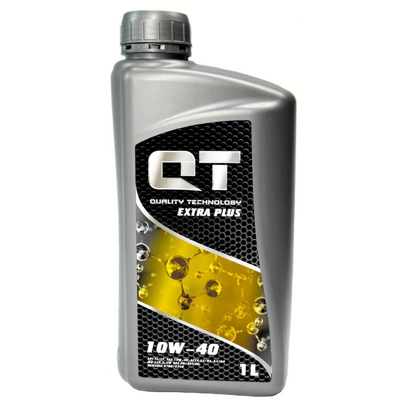 Моторна олива 10W-40 напівсинтетична QT-Oil Extra Plus (1л) QT-Oil QT1310401