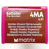 4MA (шотен мокко попелястий) Стійка крем-фарба для волосся Matrix SoColor Pre-Bonded,90ml, фото 2