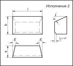 Пластина 01352 Т5К10(10х6х4х18гр) (для прохідних,розточувальних та револьверних різців)