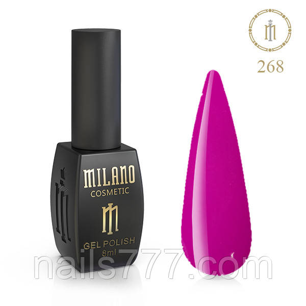 Гель-лак Milano 8 мл, № 268