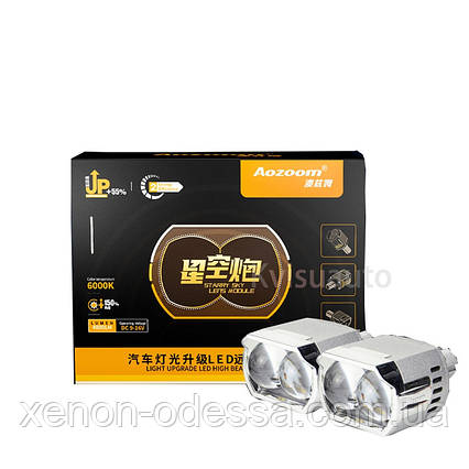 AOZOOM LED прожектори дальнього світла Starry Sky / LED High Beam projector lens Starry Sky, фото 1
