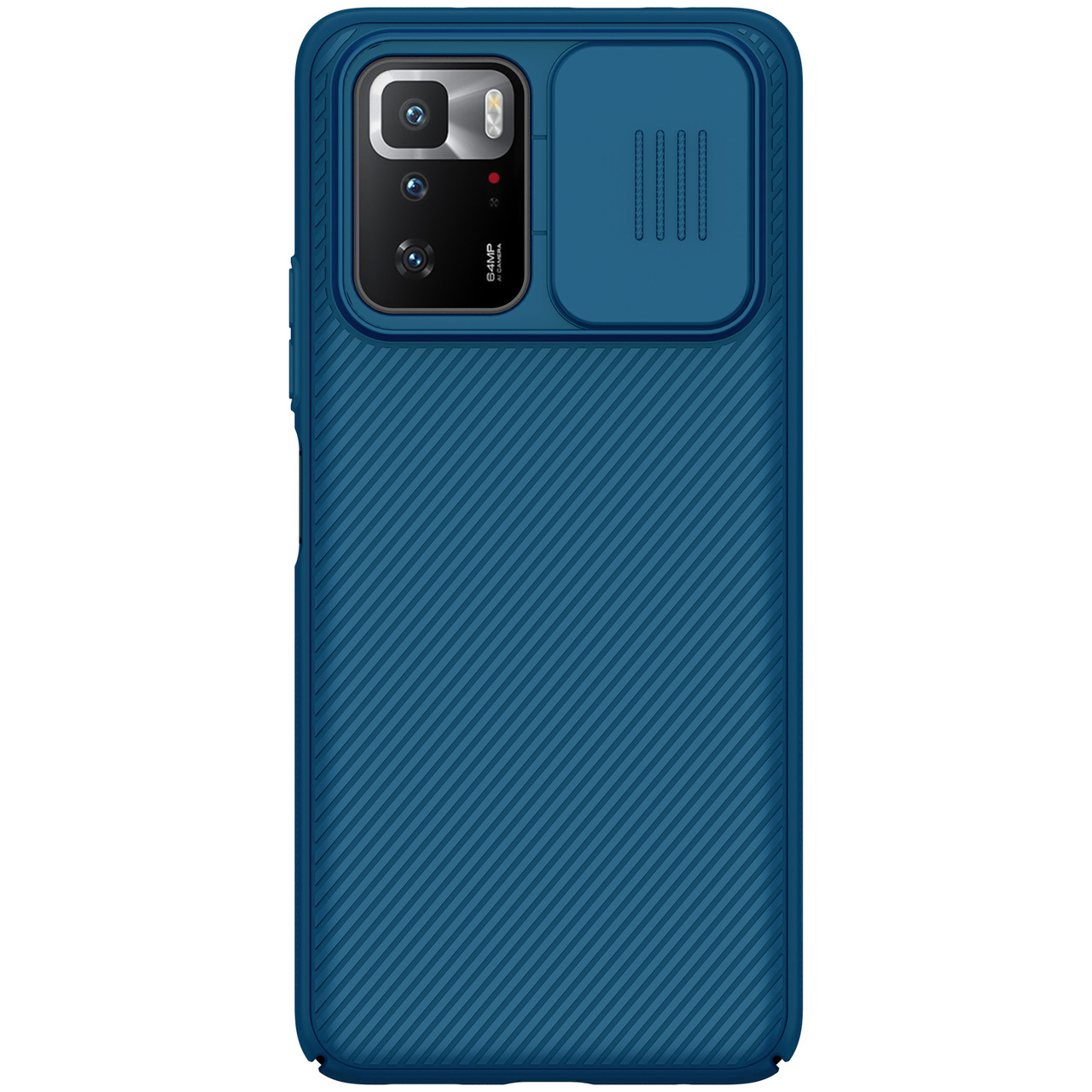 Захисний чохол Nillkin для Xiaomi Poco X3 GT / Redmi Note 10 Pro 5G (CamShield Case) Blue з захистом камери