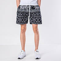 Чоловічі шорти (плащівка), чорного кольору