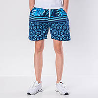 Чоловічі шорти (плащівка), синього кольору