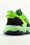 Чоловічі кросівки Adidas Ozweego Neon Green Black, зелені кросівки адідас озвіго, фото 4