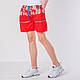 Чоловічі шорти (плащівка), червоного кольору - фото 2 - id-p1446590987