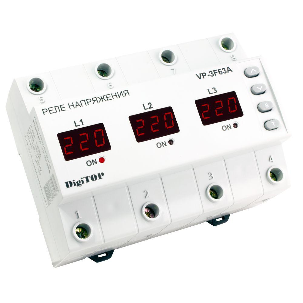 Реле контролю напруги VP-3F63A, фото 1