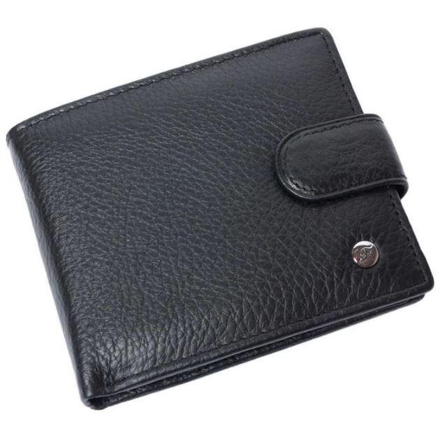 Чоловічий шкіряний затиск для грошей гаманець F. Leather Collection, фото 1