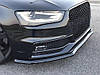 Спліттер Audi A4 B8 S-line \ S4 B8 (11-16) елерон тюнінг обвіс (V1), фото 6