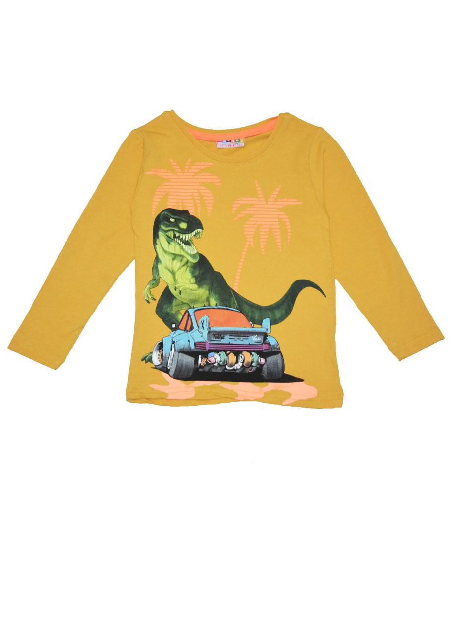 Реглан світшот хлопчикові малюнок Динозавр