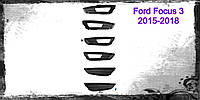 Заглушка RH под п/т фару черная бампера рестайл Ford Focus 3 USA 15-18