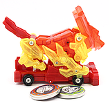 Дикі Скричери Машинки трансформери 1 Скричер 2 диски Cheetah Лев Гепард + запускатор, фото 4