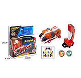 Дикі Скричери Машинки трансформери 1 Скричер 2 диски Thunder Гром + запускач, фото 4