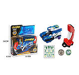 Дикі Скричеры Машинки трансформери 1 Скричер 2 диска Transport Двухглавый дракон + запускатор, фото 8