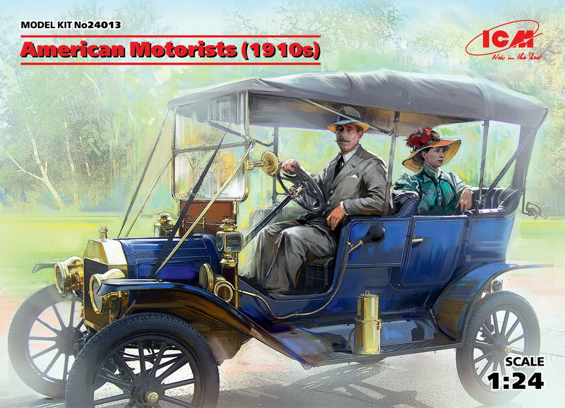 Пластикова модель 1/24 ICM 24013 Американські автомобілісти, фото 1