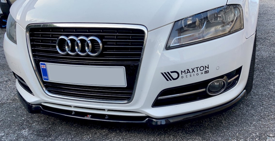 Спліттер Audi A3 8P (08-13) тюнінг елерон губа обвіс