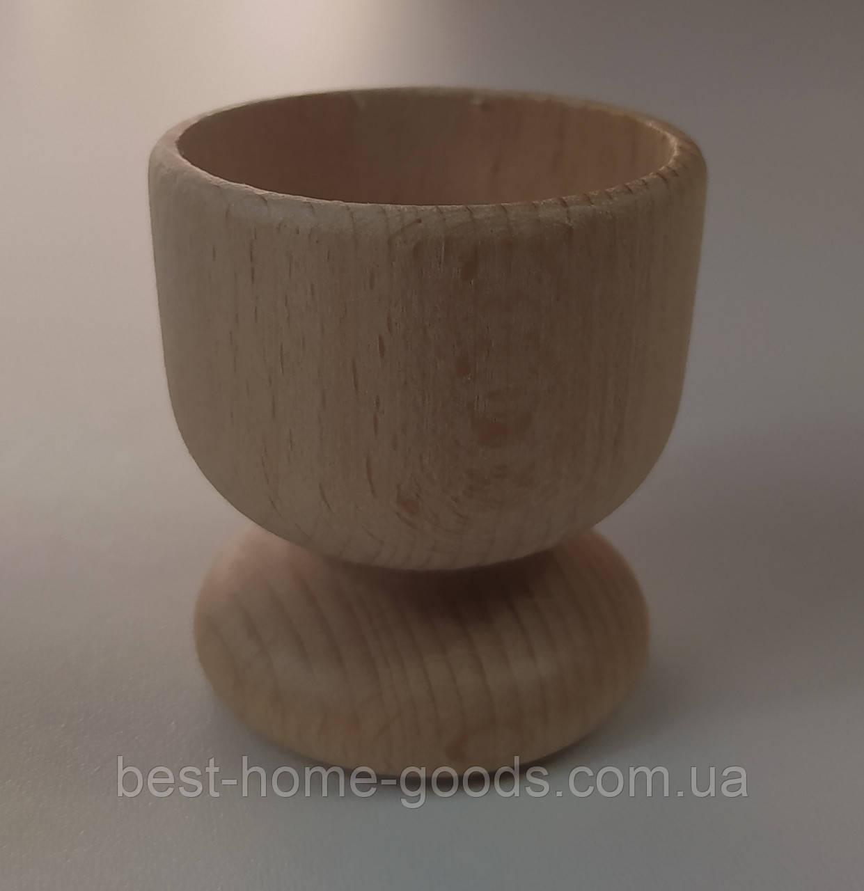 Дерев’яна підставка для яєць | настільний кухонний аксесуар | дерево бук, ручна робота, Ø4.8 см, фото 1