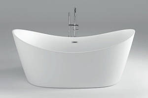 Ванна Dusel DU104 Siena, 1800x800 мм акрилова біла окремостояча