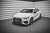 Спліттер Audi A3 8Y S-Line / S3 8Y тюнінг елерон (V4), фото 2