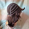 Перука каскад подовжений з канекалона каштановий Е3460-33, фото 8