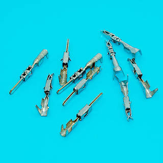 Набор клемм 1.5мм к разъемам авто VAG, 10шт (штекер, гнездо