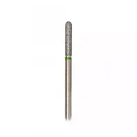 Алмазная насадка для фрезера ( цилиндр закругленный, диаметр 2.7 мм, зеленая насечка) Владмива