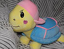 Плюшева іграшка подушка черепаха в кепці з пледом всередині 3 в 1 tai0183, фото 2