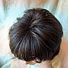 Перука каскад пишний з термоволокна шоколадний CXD748-4, фото 7