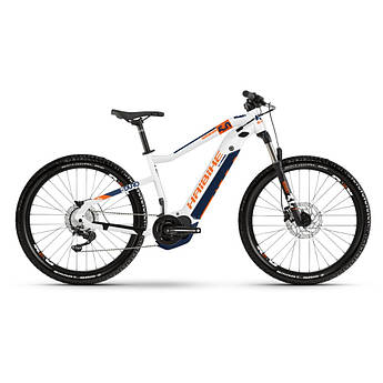 Електровелосипед Haibike SDURO HardSeven 5.0 i500Wh 10 s. Deore 27.5", рама L, біло-оранжево-синій, 2020