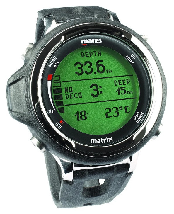 Декомпресиметр Mares Matrix Black New