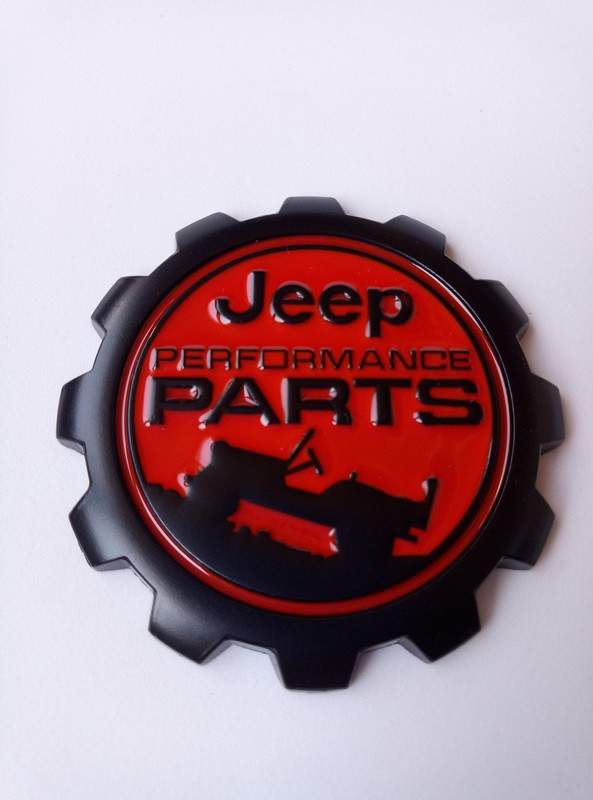 Емблема Jeep Performance Parts червона
