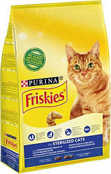 Сухий корм Friskies Sterile (для стерелізованих кішок з лососем та овочами) 270г.