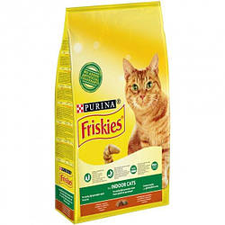 Сухий корм Friskies Indoor (для домашніх котів з куркою та садовою зеленню) 1,5кг