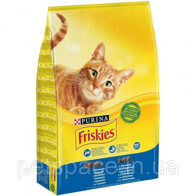 Сухий корм Friskies Sterilised (для стерелізованих котів з лососем та овочами) 10кг