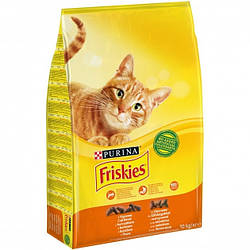 Сухий корм Friskies (для котів з куркою та овочами) 10кг.