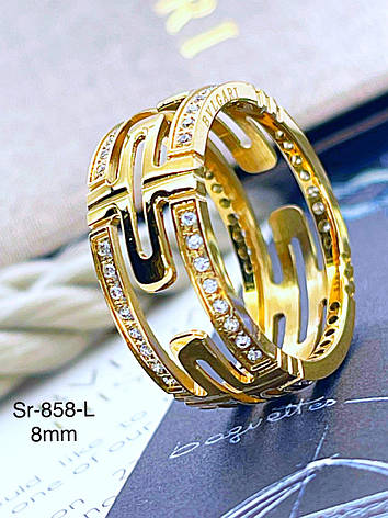 Кільце Stainlees Steel (преміум) (14-K) Sr-858(7,8), фото 2