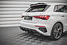 Дифузор Audi S3 8Y (2020+) тюнінг обвіс, фото 5