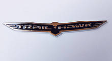 Емблема Trail Hawk на крило чорна