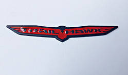 Емблема Trail Hawk на крило червона з чорним