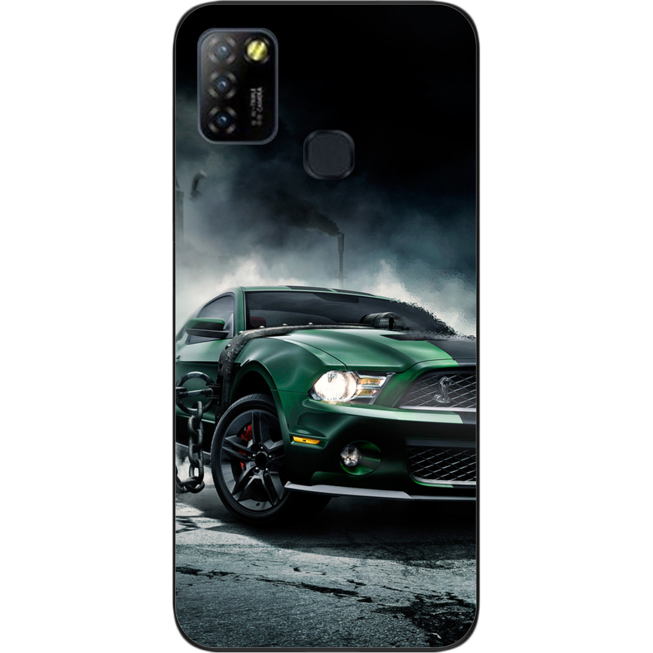 Силіконовий чохол для Infinix Hot 10 Lite з картинкою Мустанг