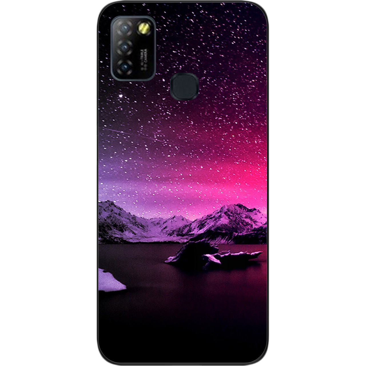 Силіконовий чохол бампер для Infinix Hot 10 Lite з картинкою Зірки