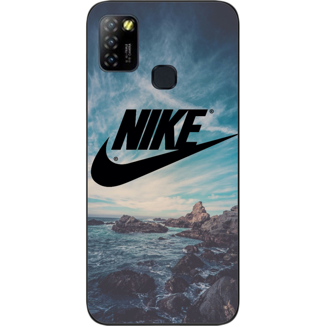 Силіконовий чохол для Infinix Hot 10 Lite з картинкою Логотип Nike