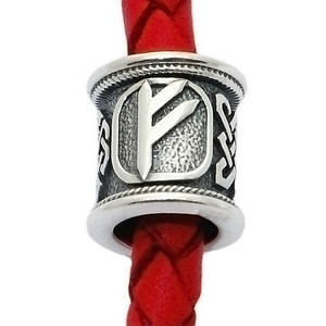 Руна Фєху зі срібла 925 проби