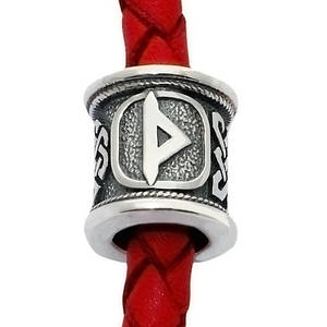 Руна Турісаз зі срібла 925 проби