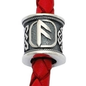 Руна Ансуз зі срібла 925 проби