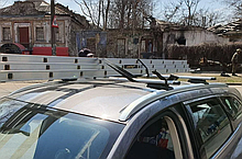 Багажник Renault Talisman Grandtour 2009-2015, алюміній. Навантаження 70 кг