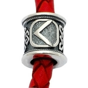 Руна Кєназ зі срібла 925 проби